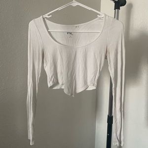 Pacsun long sleeve white top!
